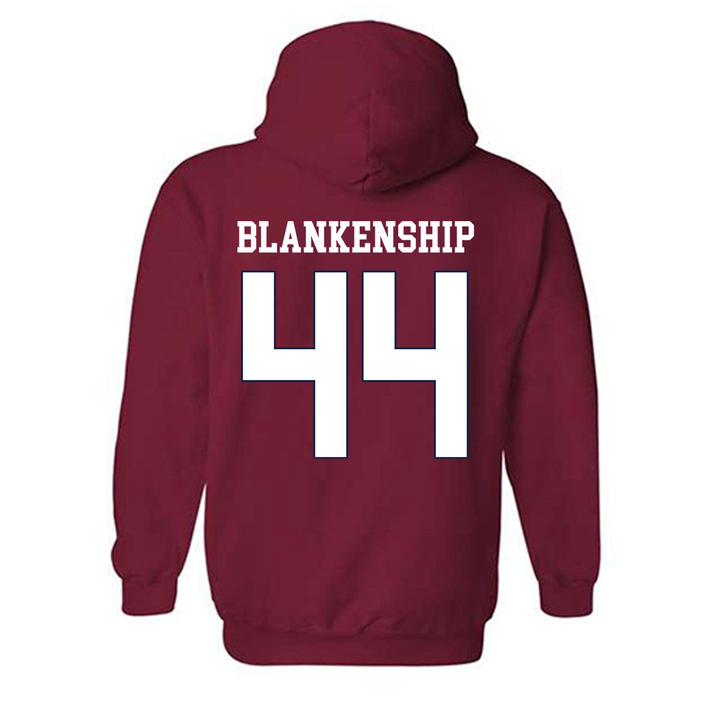 Ole Miss - NCAA Football : Caleb Blankenship - Classic Shersey Hooded Sweatshirt-1