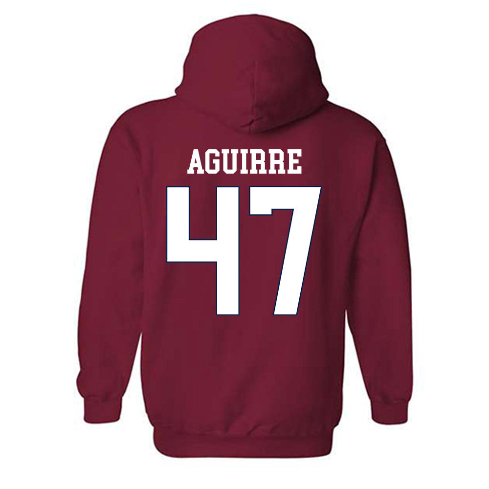 Ole Miss - NCAA Football : Anthony Aguirre - Classic Shersey Hooded Sweatshirt-1