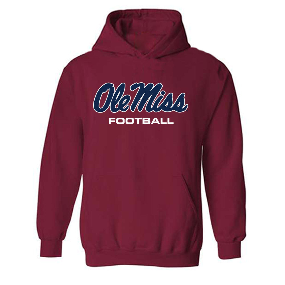 Ole Miss - NCAA Football : MJ Preston - Classic Shersey Hooded Sweatshirt-0
