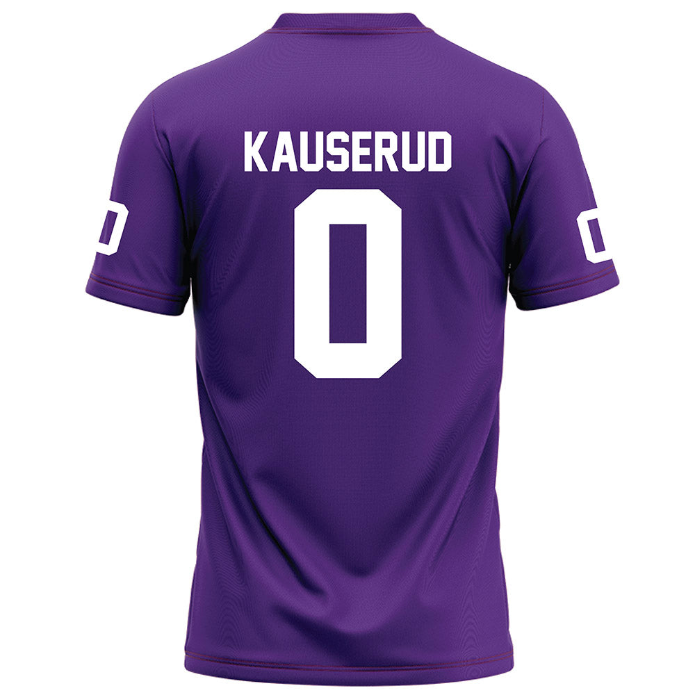 Furman - NCAA Football : Ty Kauserud - Purple Football Jersey-1