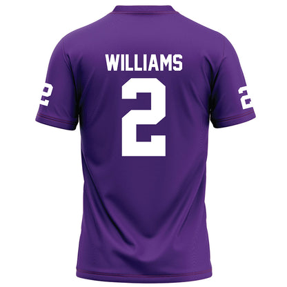 Furman - NCAA Football : Trae Williams - Purple Football Jersey-1