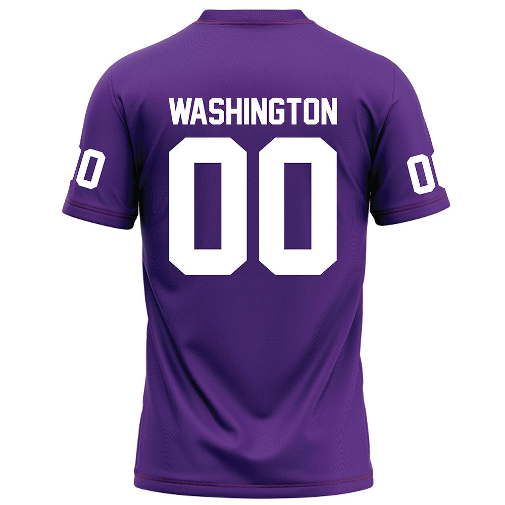 Furman - NCAA Football : Ethan Washington - Purple Football Jersey-1