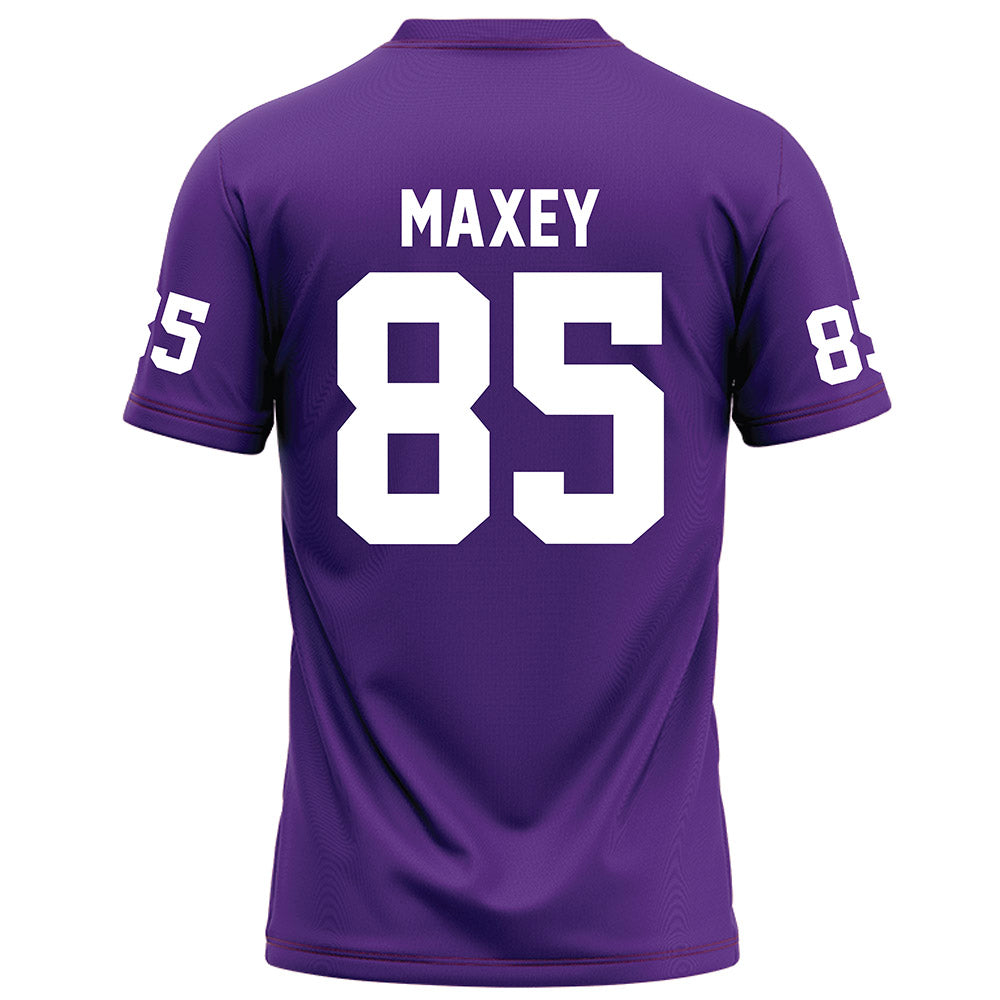 Furman - NCAA Football : Kade Maxey - Purple Football Jersey-1