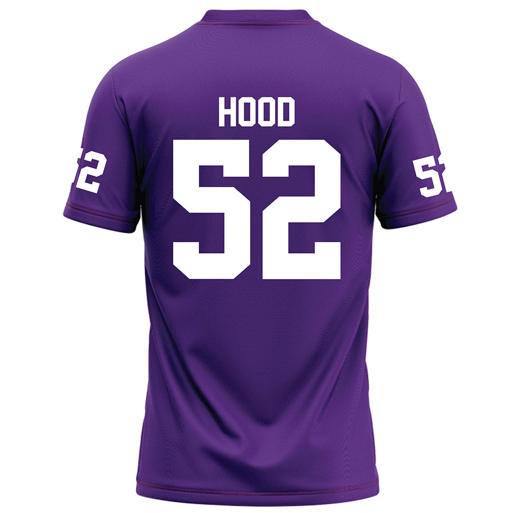 Furman - NCAA Football : Bray Hood - Purple Football Jersey-1