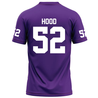 Furman - NCAA Football : Bray Hood - Purple Football Jersey-1