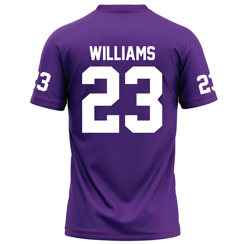 Furman - NCAA Football : Trae Williams - Purple Football Jersey-1