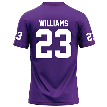 Furman - NCAA Football : Trae Williams - Purple Football Jersey-1
