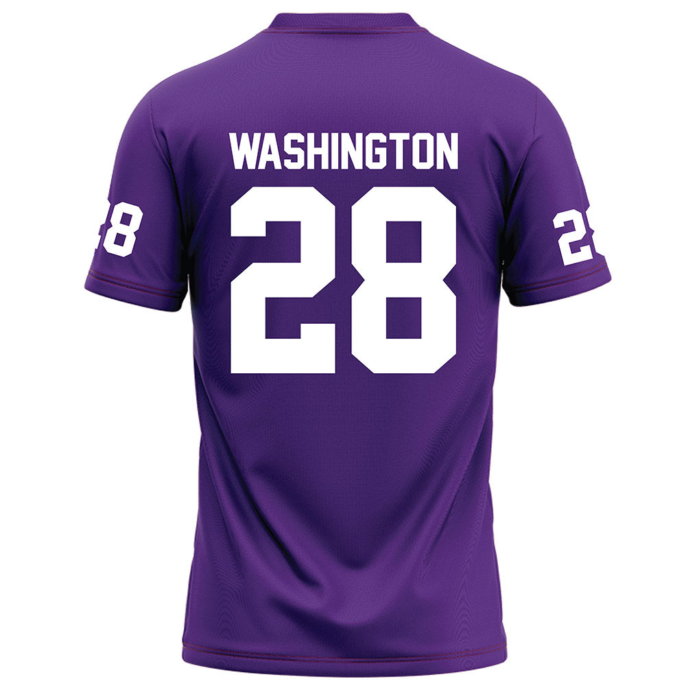 Furman - NCAA Football : Ethan Washington - Purple Football Jersey-1