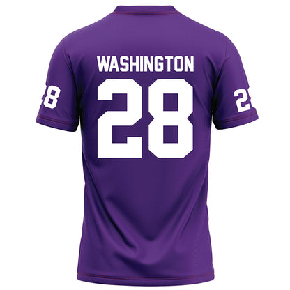 Furman - NCAA Football : Ethan Washington - Purple Football Jersey-1