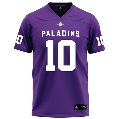 Furman - NCAA Football : Braylon Peebles - Purple Football Jersey-0