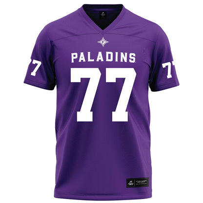 Furman - NCAA Football : Parker Peterson - Purple Football Jersey-0