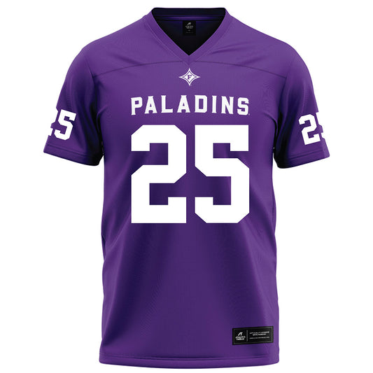 Furman - NCAA Football : Caden Wilson - Purple Football Jersey-0