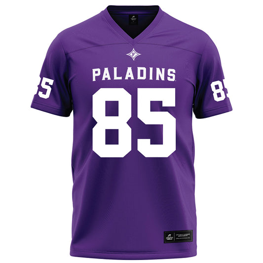 Furman - NCAA Football : Kade Maxey - Purple Football Jersey-0