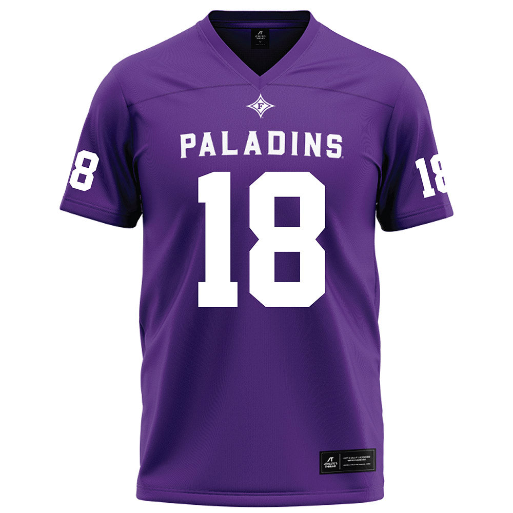 Furman - NCAA Football : Jerrod Williams Jr. - Purple Football Jersey-0
