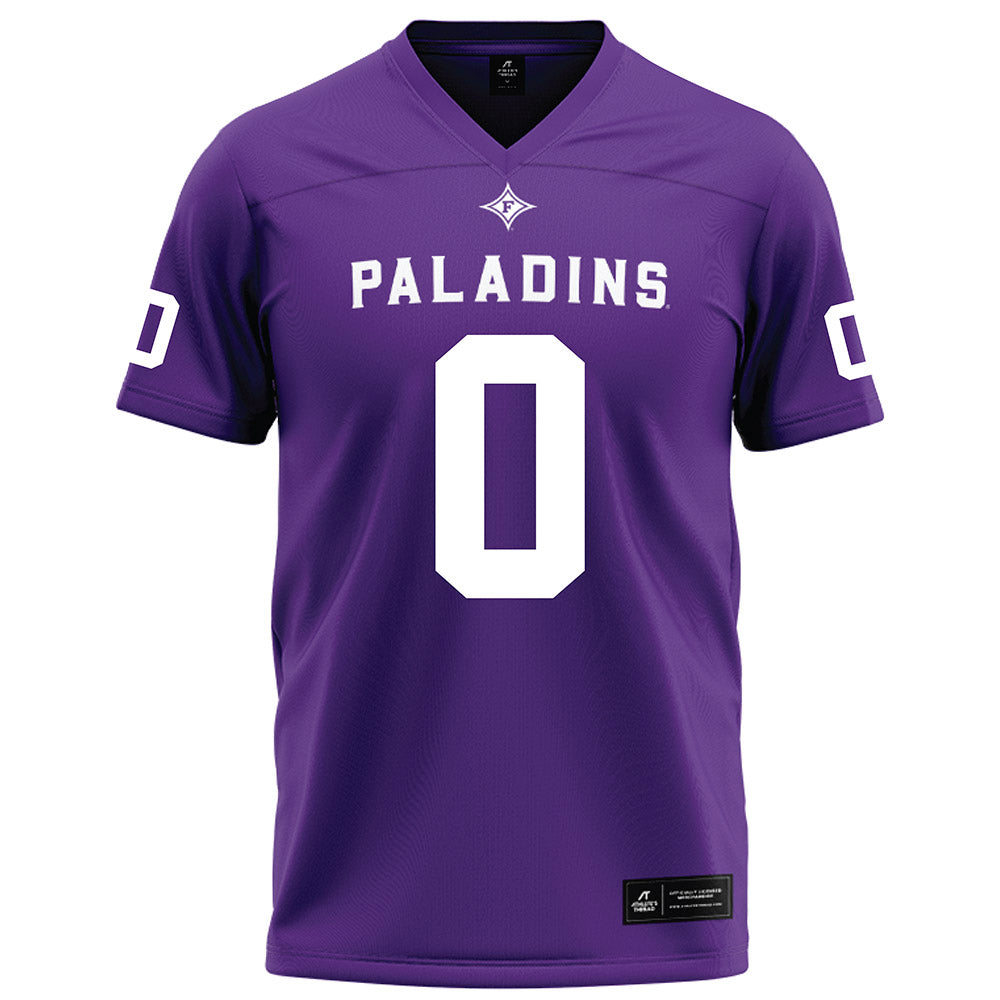 Furman - NCAA Football : Ty Kauserud - Purple Football Jersey-0