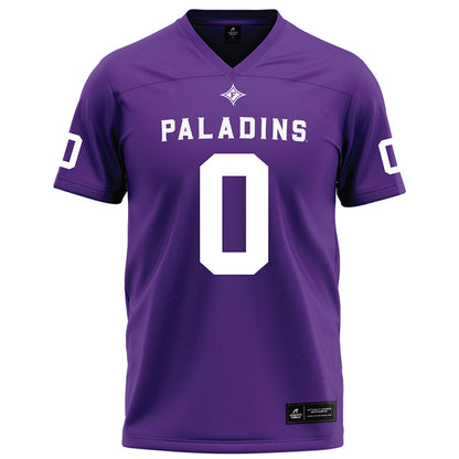 Furman - NCAA Football : Ty Kauserud - Purple Football Jersey-0
