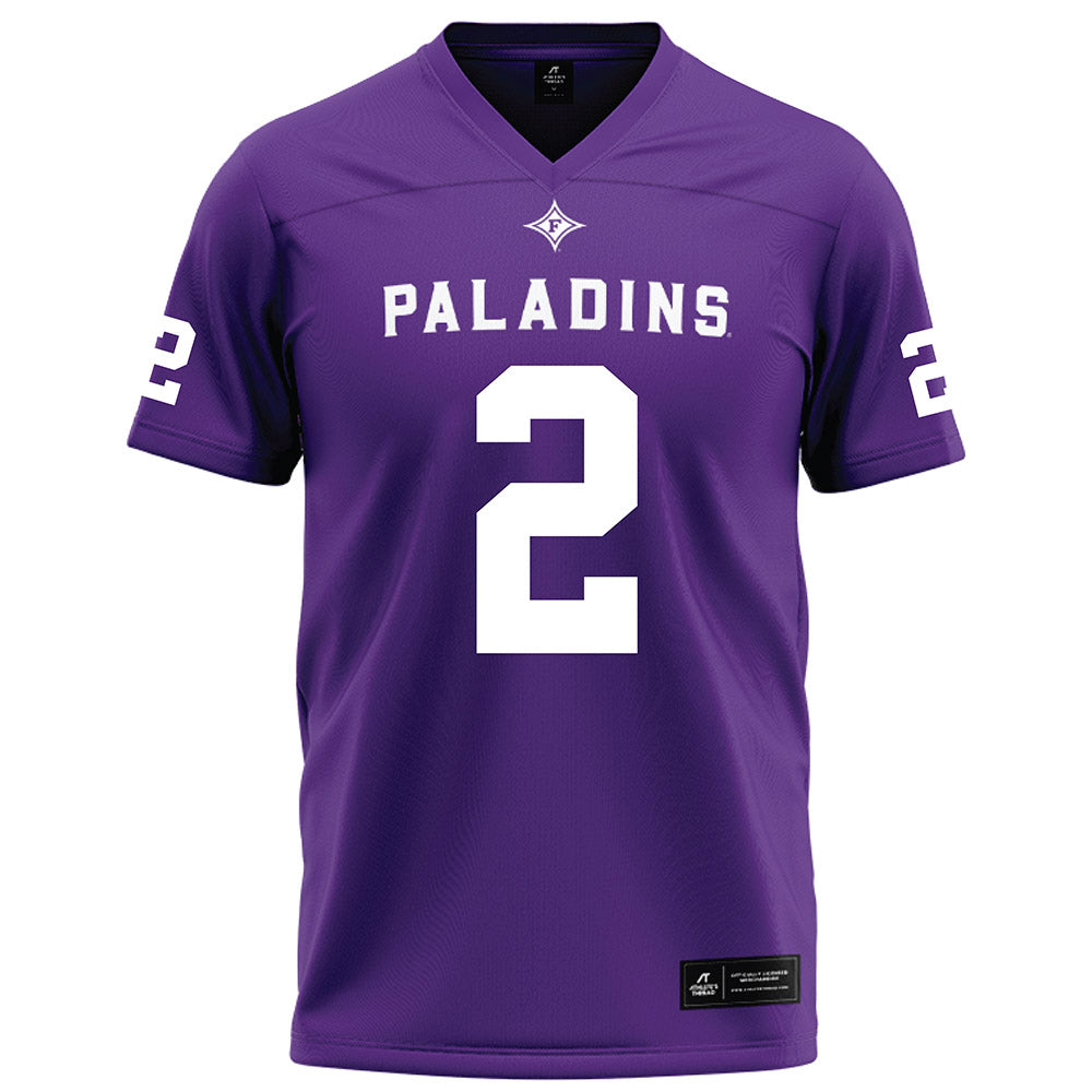 Furman - NCAA Football : Trae Williams - Purple Football Jersey-0