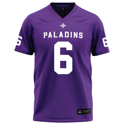 Furman - NCAA Football : CJ Nettles - Purple Football Jersey-0