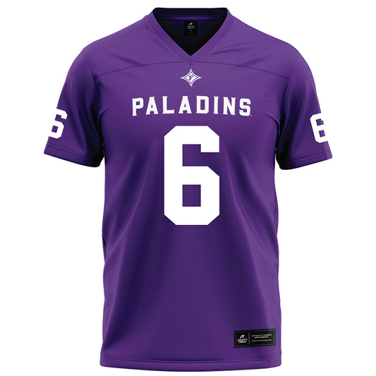 Furman - NCAA Football : CJ Nettles - Purple Football Jersey-0