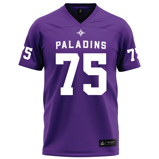 Furman - NCAA Football : Cooper Sanders - Purple Football Jersey-0