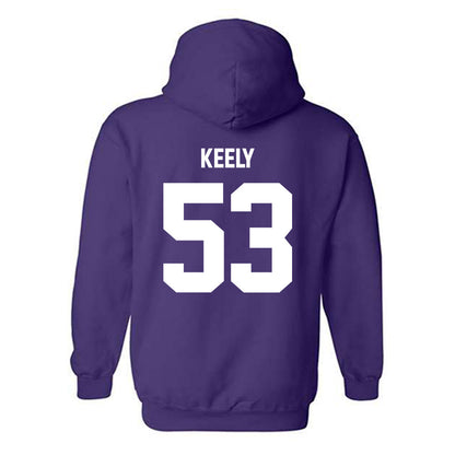 Furman - NCAA Football : Mason Keely - Replica Shersey Hooded Sweatshirt-1