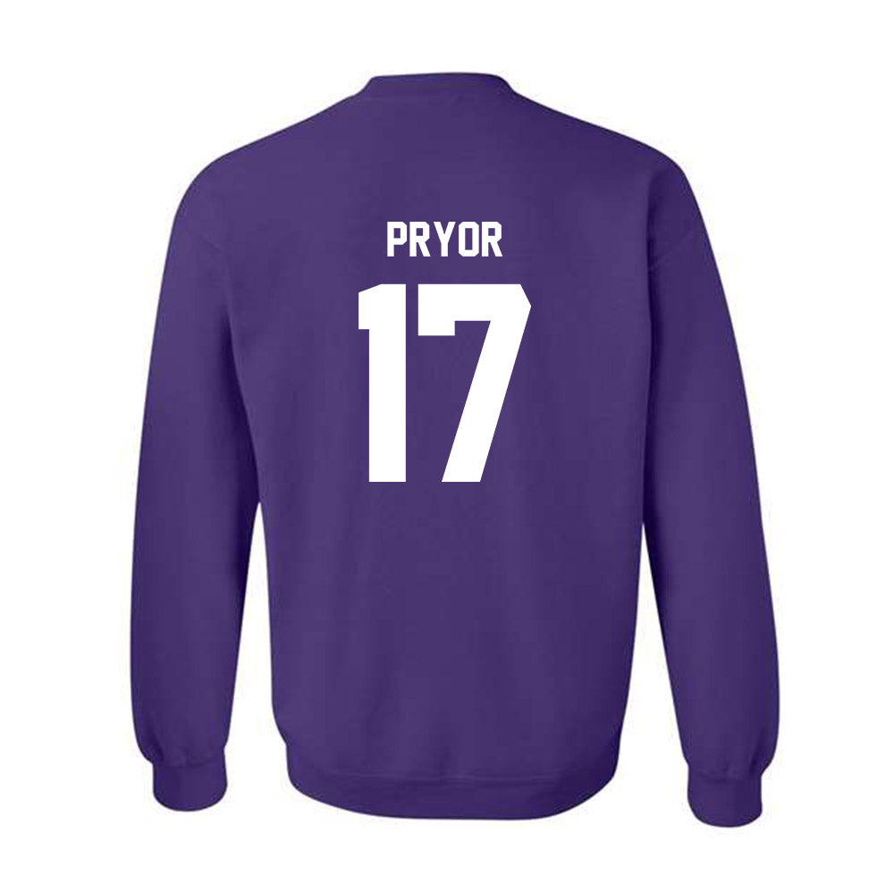 Furman - NCAA Football : Jackson Pryor - Replica Shersey Crewneck Sweatshirt-1