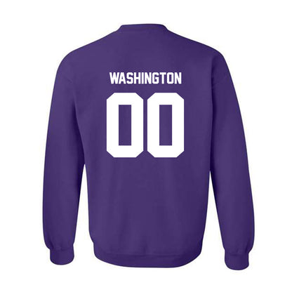 Furman - NCAA Football : Ethan Washington - Replica Shersey Crewneck Sweatshirt-1