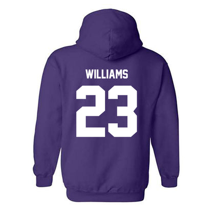 Furman - NCAA Football : Trae Williams - Replica Shersey Hooded Sweatshirt-1