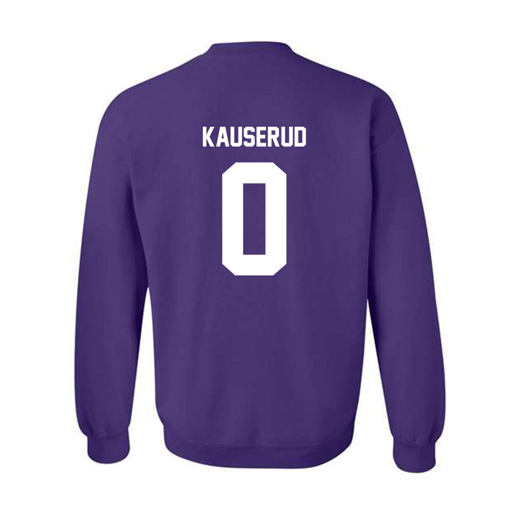 Furman - NCAA Football : Ty Kauserud - Replica Shersey Crewneck Sweatshirt-1