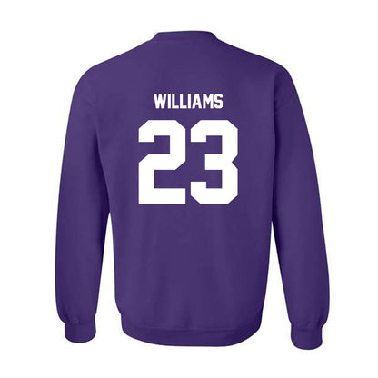 Furman - NCAA Football : Trae Williams - Replica Shersey Crewneck Sweatshirt-1
