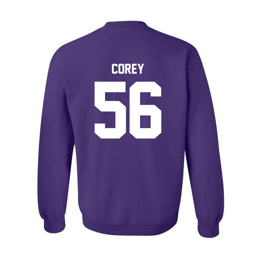 Furman - NCAA Football : Jaxon Corey - Replica Shersey Crewneck Sweatshirt-1