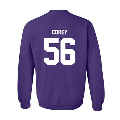 Furman - NCAA Football : Jaxon Corey - Replica Shersey Crewneck Sweatshirt-1