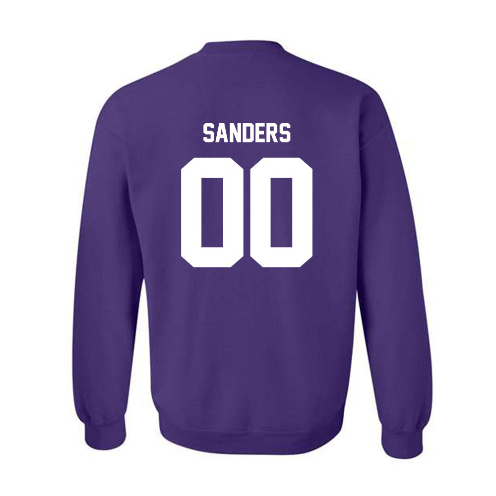 Furman - NCAA Football : Cooper Sanders - Replica Shersey Crewneck Sweatshirt-1