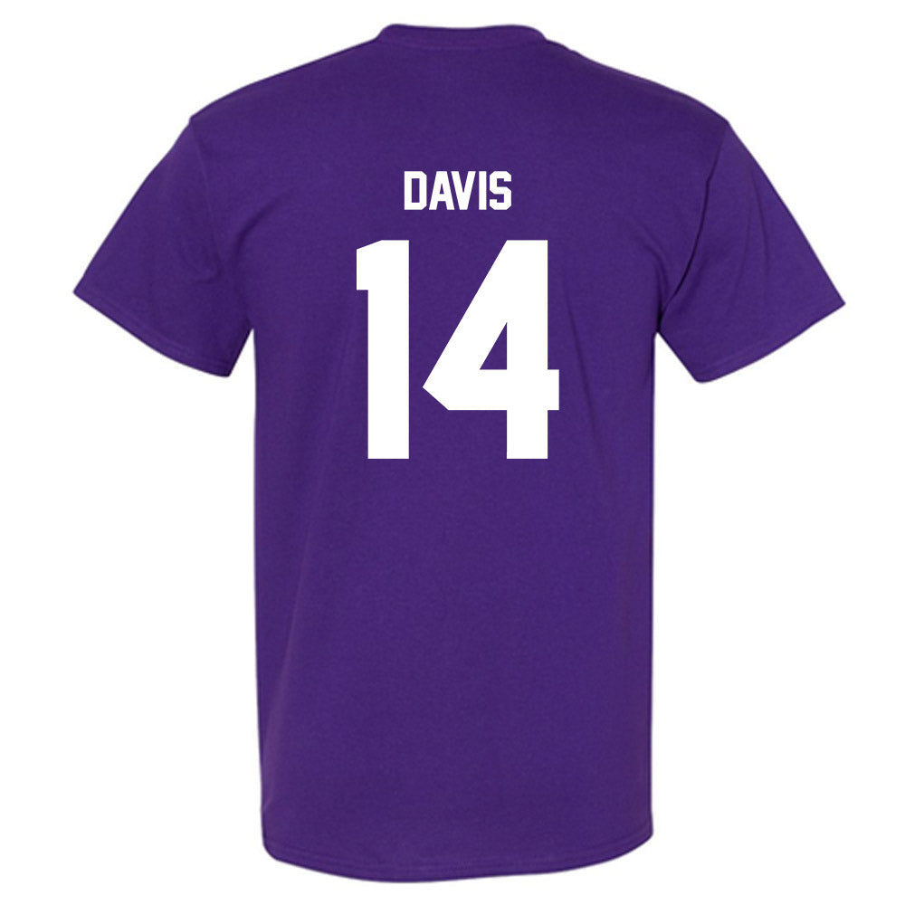 Furman - NCAA Football : Isaiah Davis - Replica Shersey T-Shirt-1