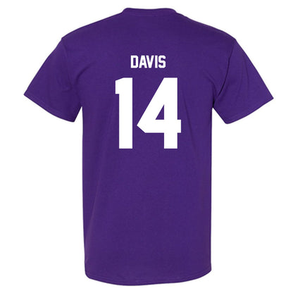 Furman - NCAA Football : Isaiah Davis - Replica Shersey T-Shirt-1