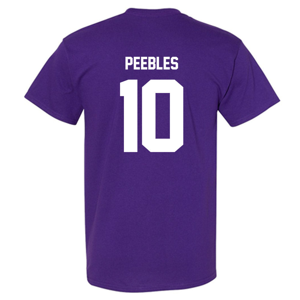 Furman - NCAA Football : Braylon Peebles - Replica Shersey T-Shirt-1