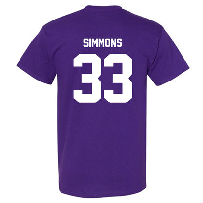 Furman - NCAA Football : Nick Simmons - Replica Shersey T-Shirt-1