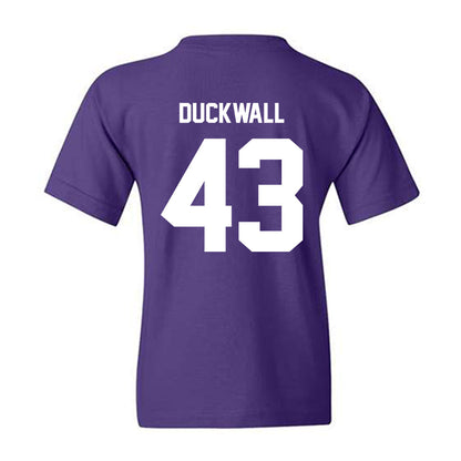 Furman - NCAA Football : Max Duckwall - Replica Shersey Youth T-Shirt-1