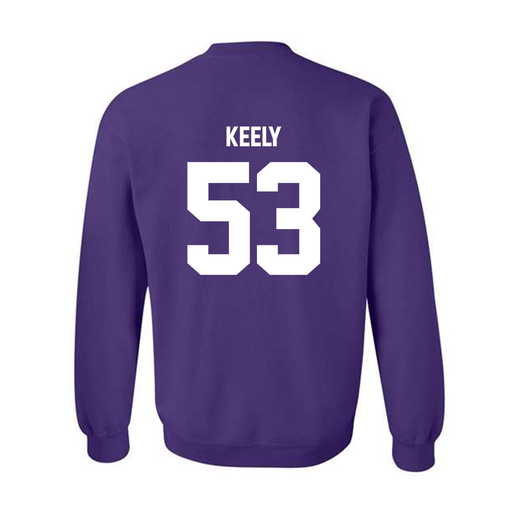 Furman - NCAA Football : Mason Keely - Replica Shersey Crewneck Sweatshirt-1