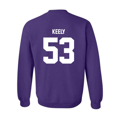 Furman - NCAA Football : Mason Keely - Replica Shersey Crewneck Sweatshirt-1