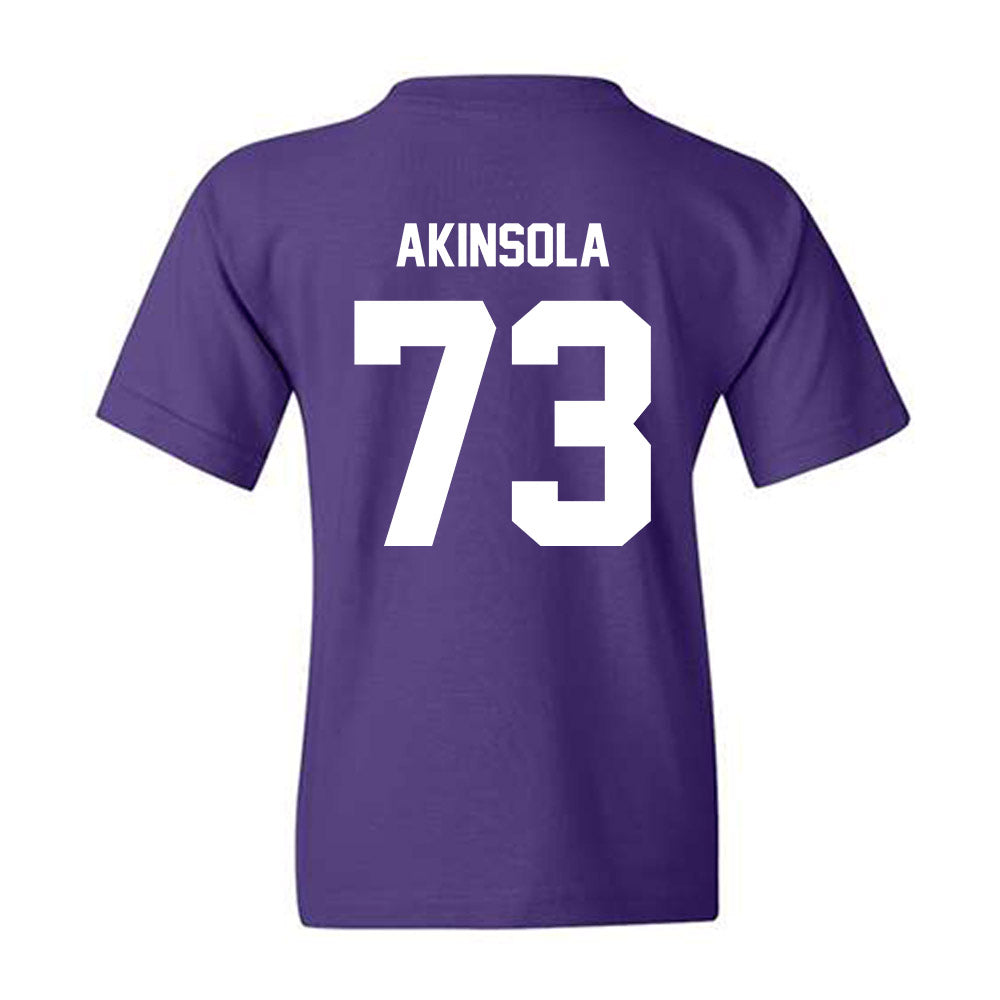 Furman - NCAA Football : Noah Akinsola - Replica Shersey Youth T-Shirt-1