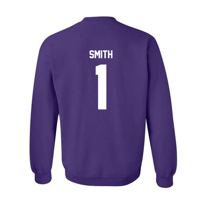 Furman - NCAA Football : Trey Smith - Replica Shersey Crewneck Sweatshirt-1