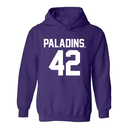 Furman - NCAA Football : Zach Lee - Replica Shersey Hooded Sweatshirt-0