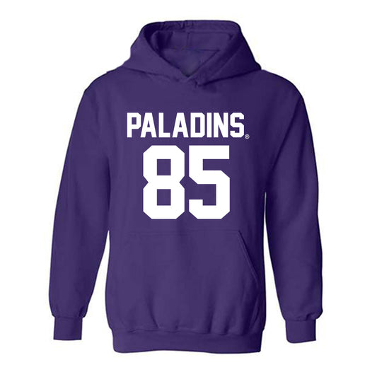Furman - NCAA Football : Kade Maxey - Replica Shersey Hooded Sweatshirt-0