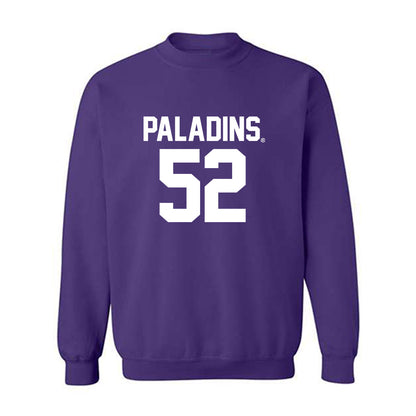 Furman - NCAA Football : Bray Hood - Replica Shersey Crewneck Sweatshirt-0