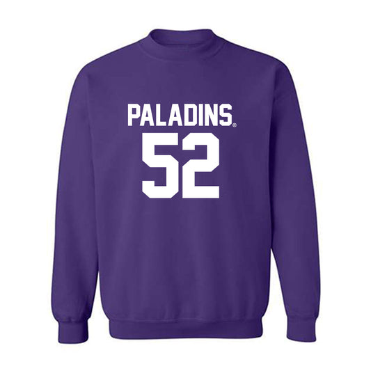 Furman - NCAA Football : Bray Hood - Replica Shersey Crewneck Sweatshirt-0
