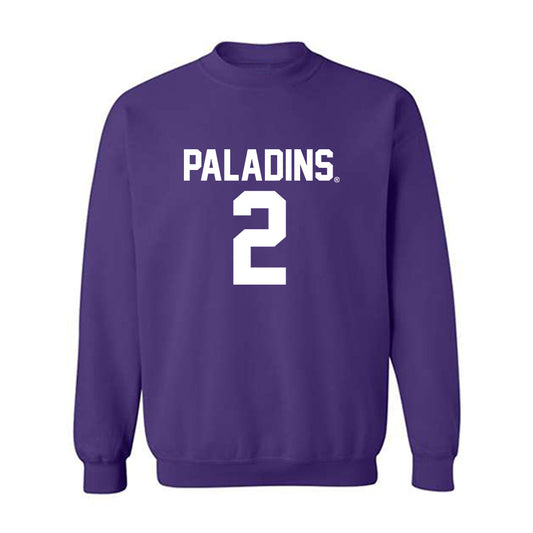 Furman - NCAA Football : Trae Williams - Replica Shersey Crewneck Sweatshirt-0