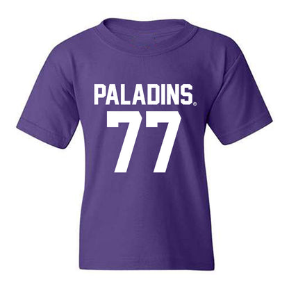 Furman - NCAA Football : Parker Peterson - Replica Shersey Youth T-Shirt-0