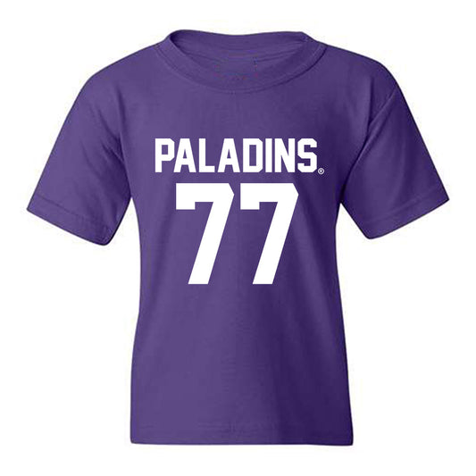 Furman - NCAA Football : Parker Peterson - Replica Shersey Youth T-Shirt-0