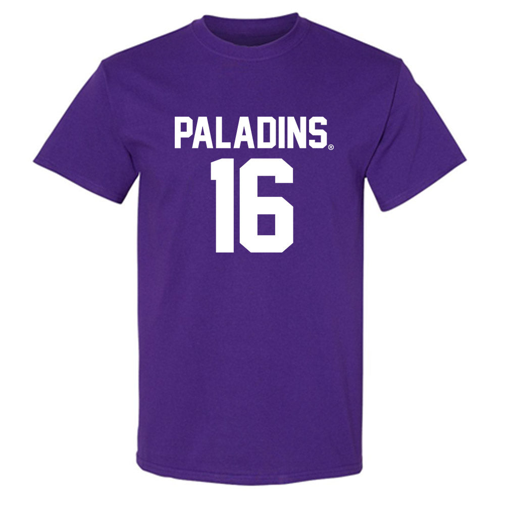 Furman - NCAA Football : Michael Woods Jr - Replica Shersey T-Shirt-0